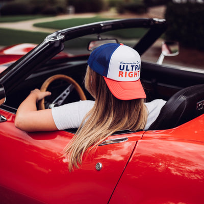 Conservative Dad's Ultra Right Beer Foam Front Trucker Hat