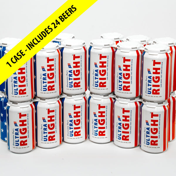 SOLD OUT! Conservative Dad’s Ultra Right Beer Case (24 Beers) Ultra