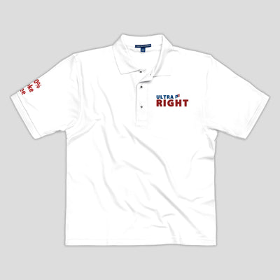 Official Conservative Dad ULTRA RIGHT Men's Premium Embroidered Polo
