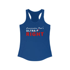 Conservative Dad's Ultra Right Beer Racerback Tank