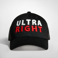 Official Ultra Right Beer Black 3D Puff Hat