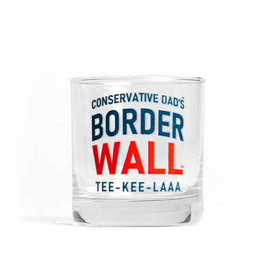 Border Wall Tee Kee Laaa Rocks Glass