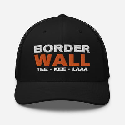 Official Conservative Dad's Border Wall Tee-Kee-Laaa Black Hat